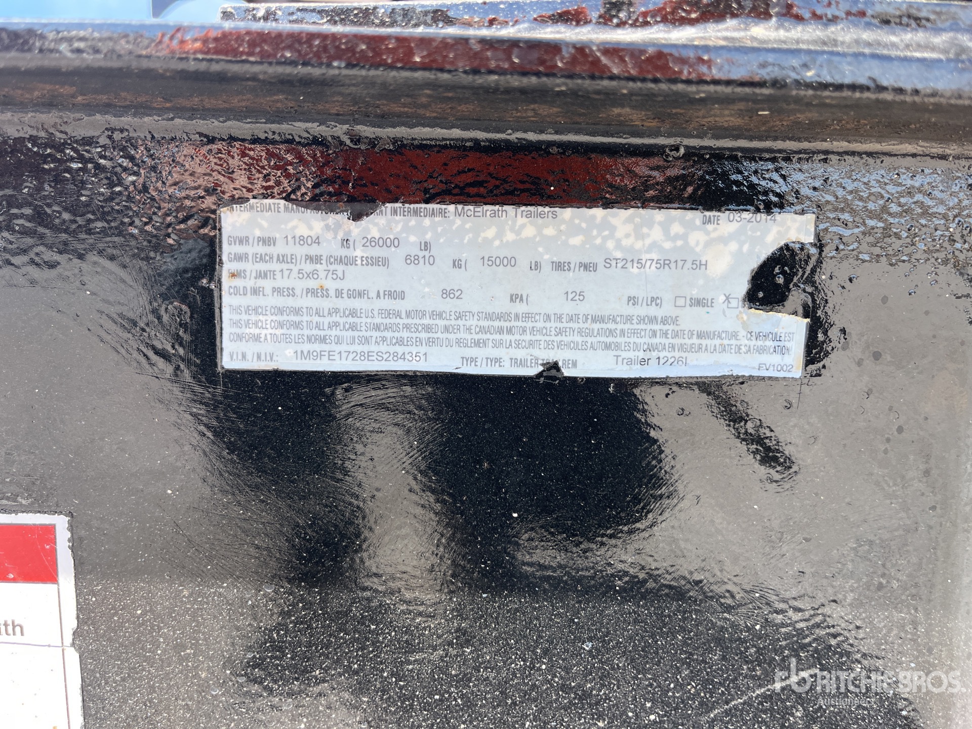 General Appearance with Numéro de série/Numéro d'identification du véhicule automobile