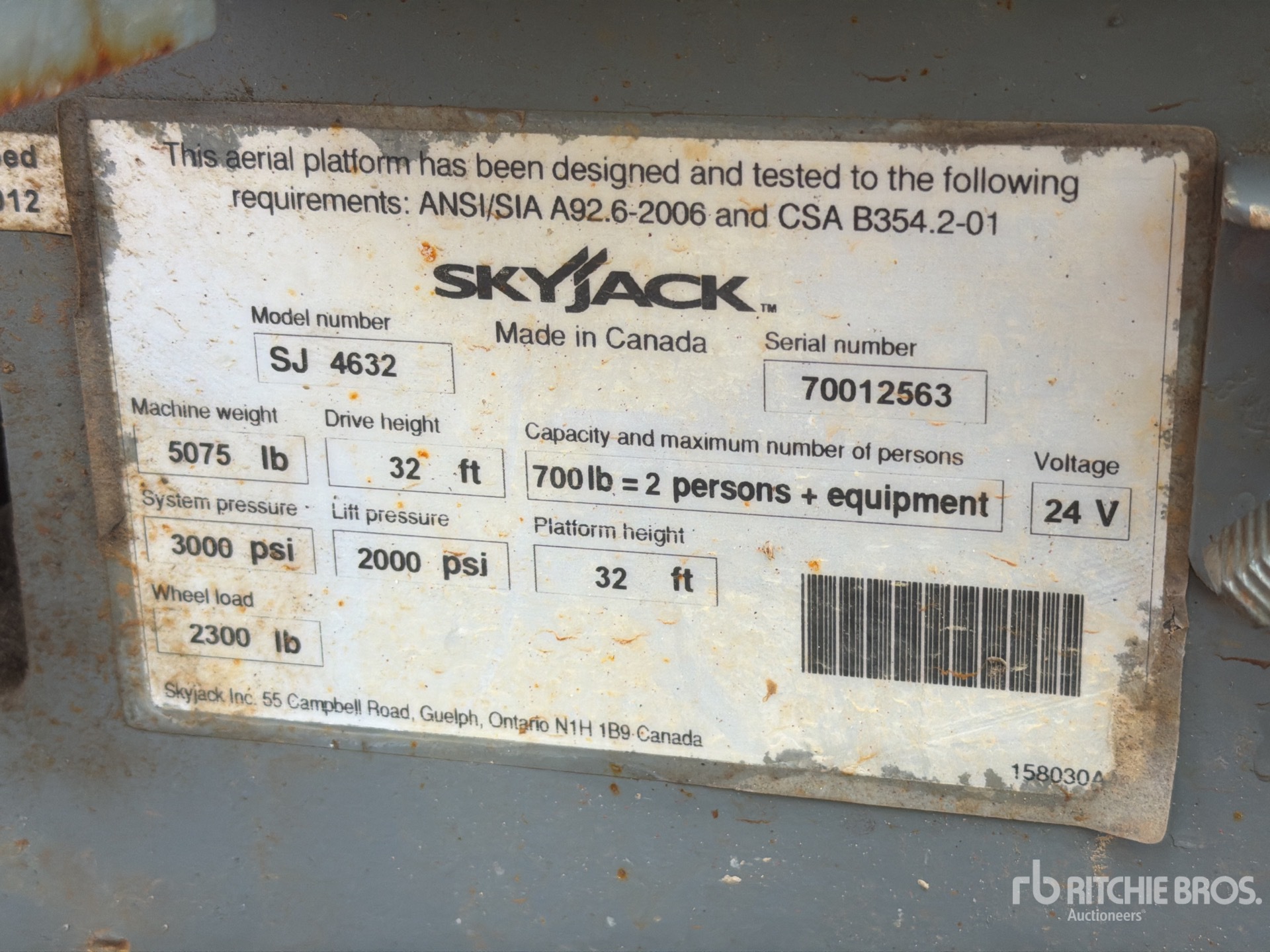 General Appearance with Seriennummer / FIN