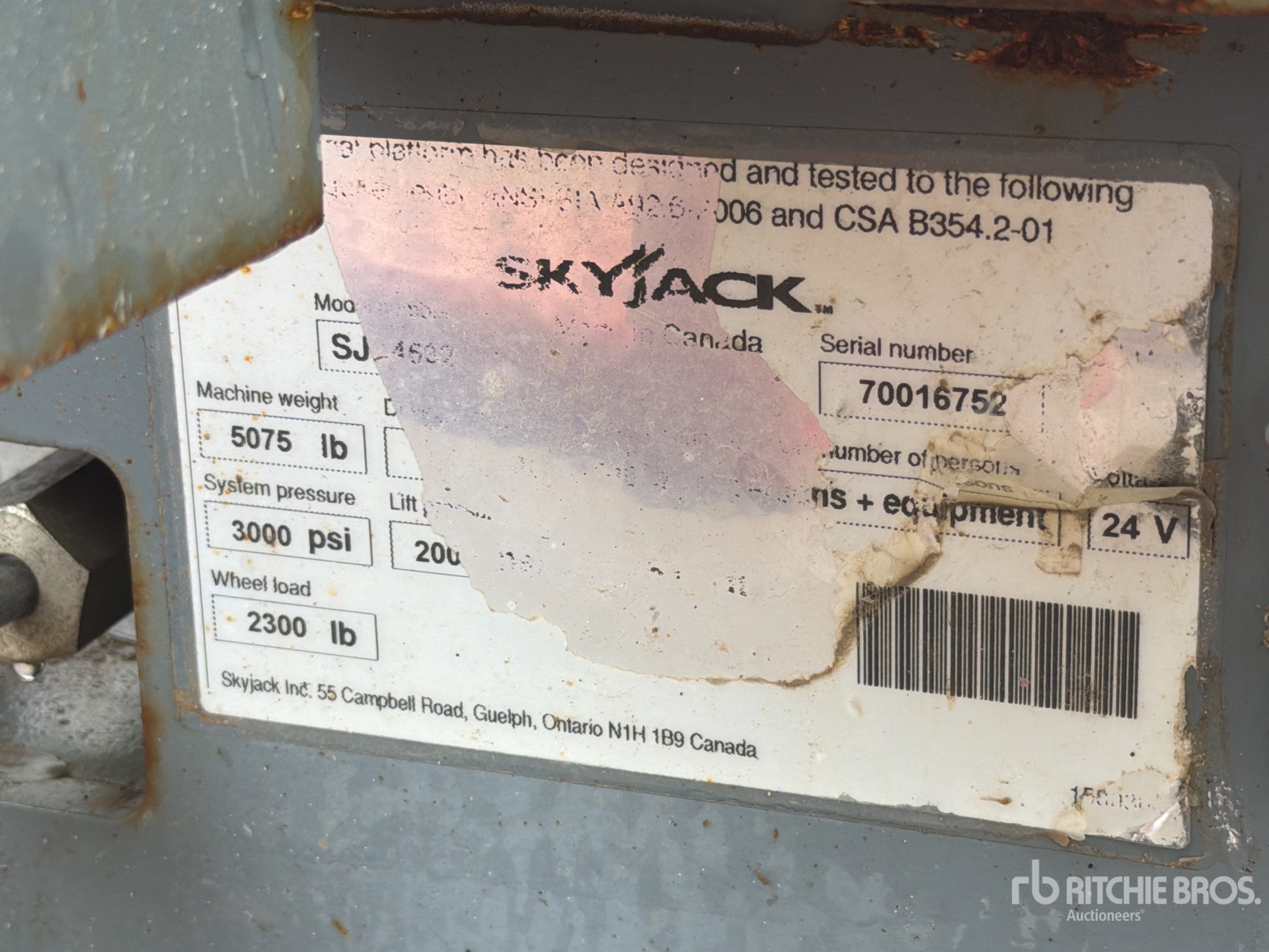 General Appearance with Seriennummer / FIN