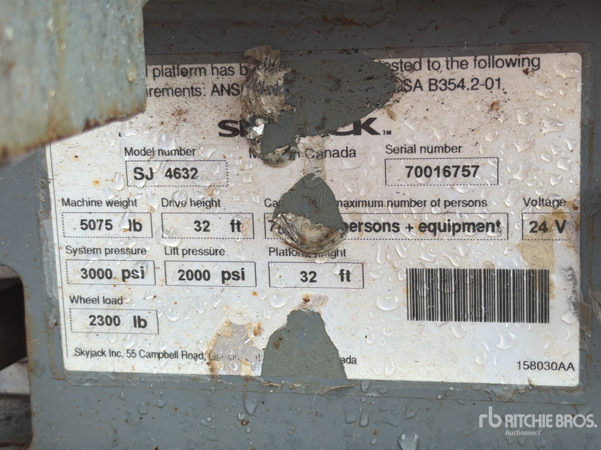 General Appearance with Seriennummer / FIN