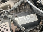 Engine with Emission Certification Label