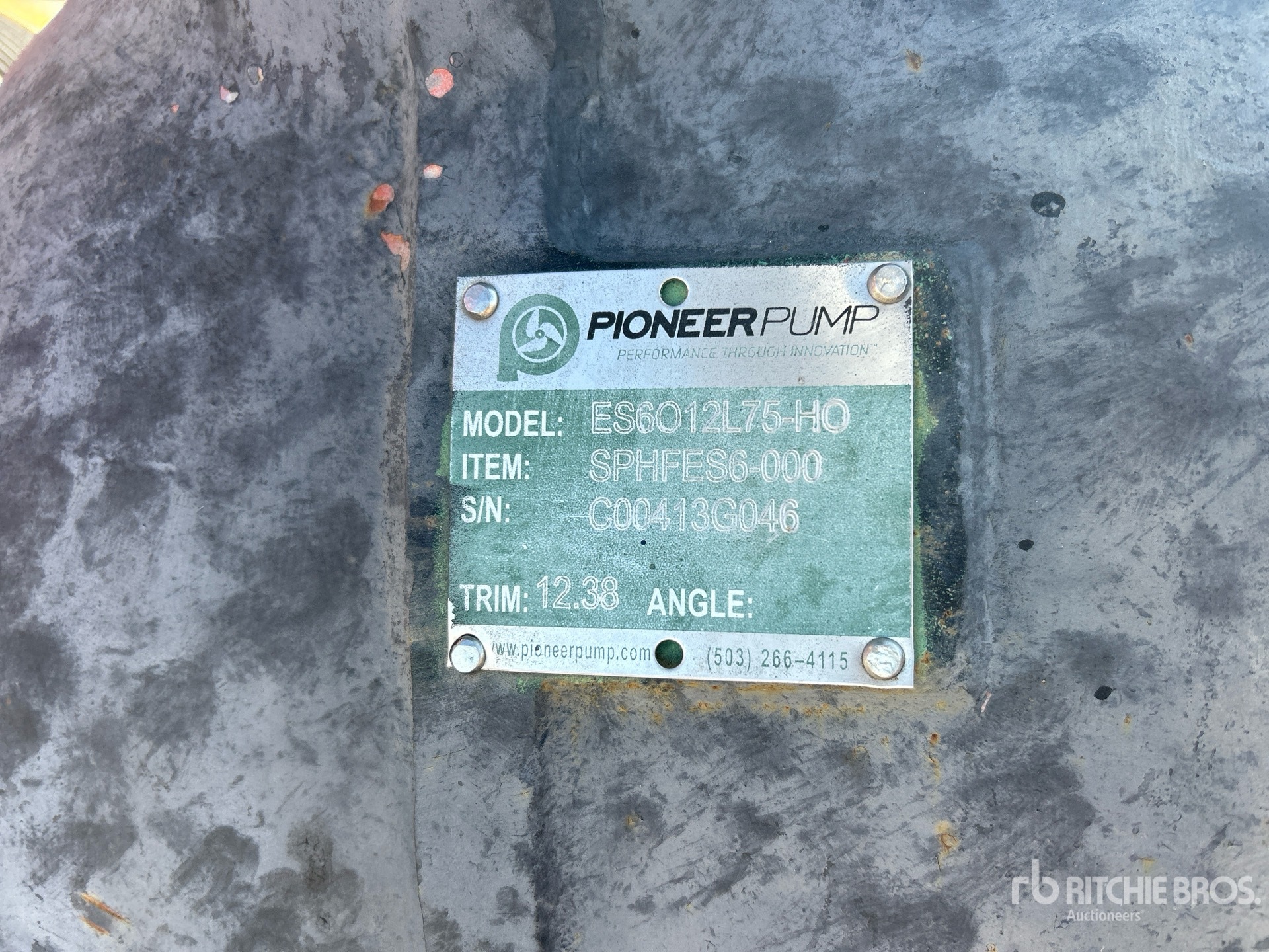 General Appearance with Unit Serial Number