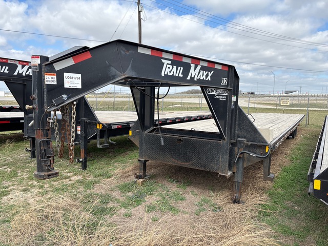 2024 Trailmaxx SD27-40 40 ft T/A Gooseneck Flatbed Trailer