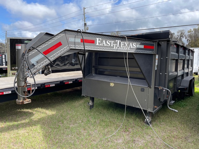 2023 East Texas 16 ft T/A Dump Utility Trailer (Inoperable)