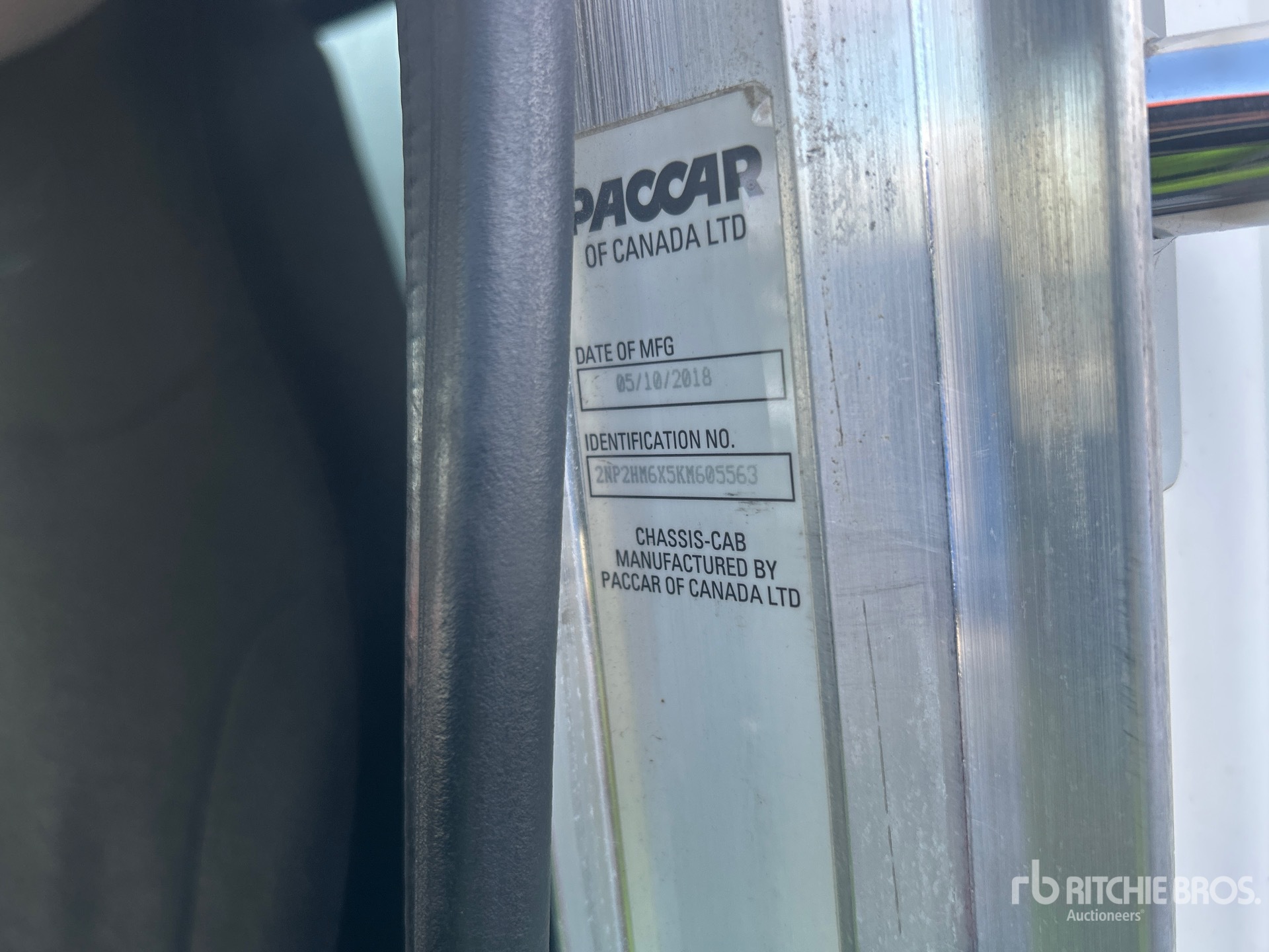 General Appearance with N.º de serie/VIN