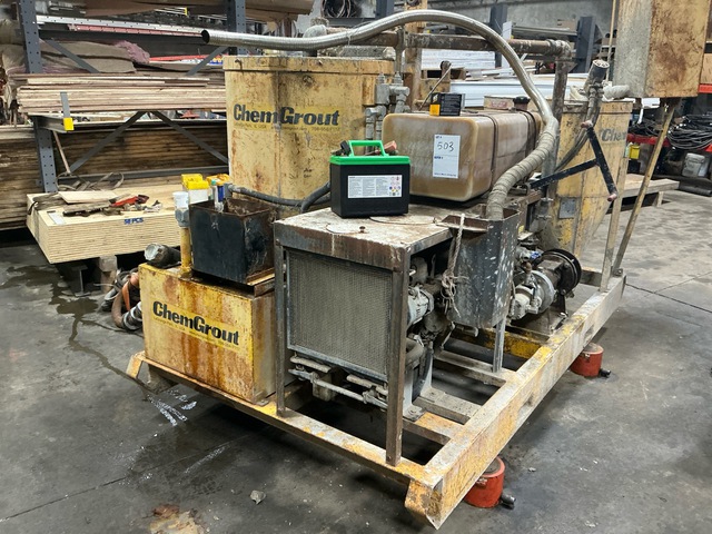 2014 ChemGrout CG600 High Pressure Colloidal Grout Plant Mortar and Grout Mixer