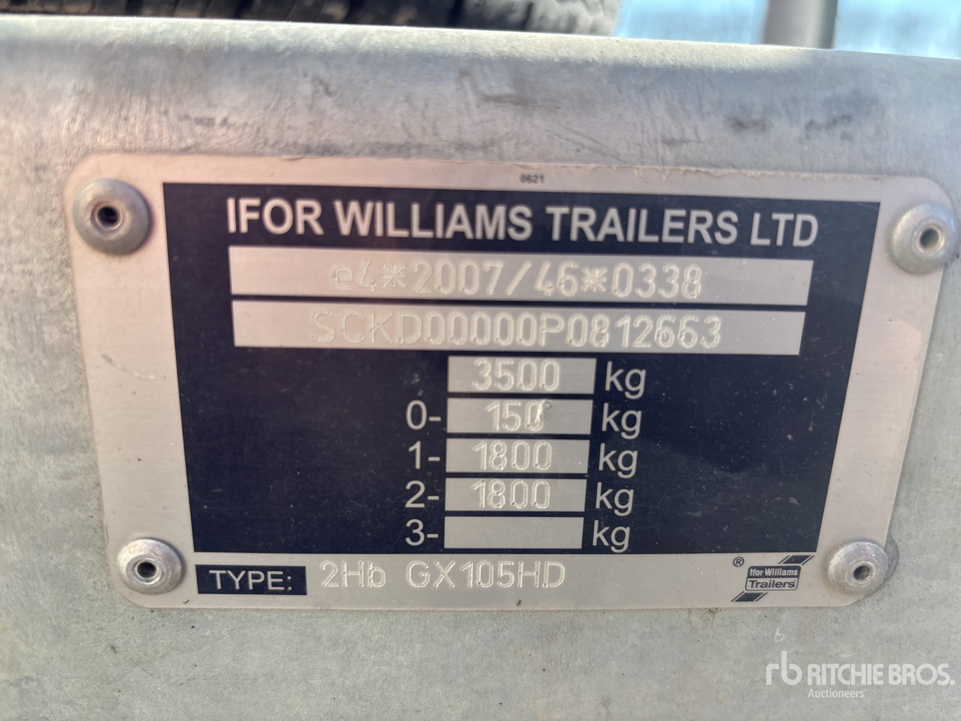 General Appearance with N.º de serie/VIN