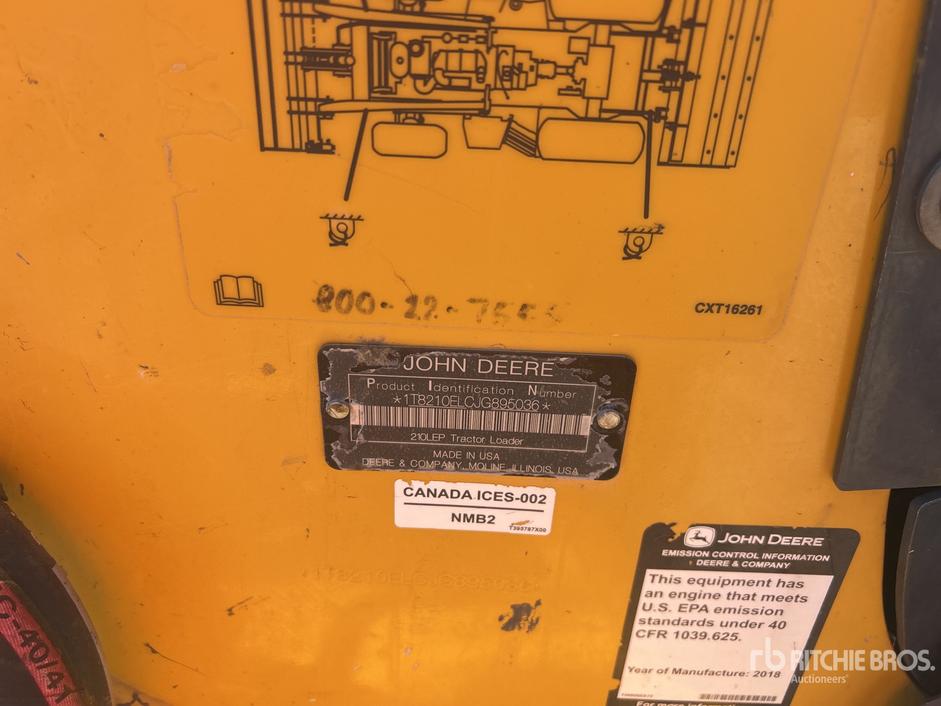 2018 John Deere 210LEP