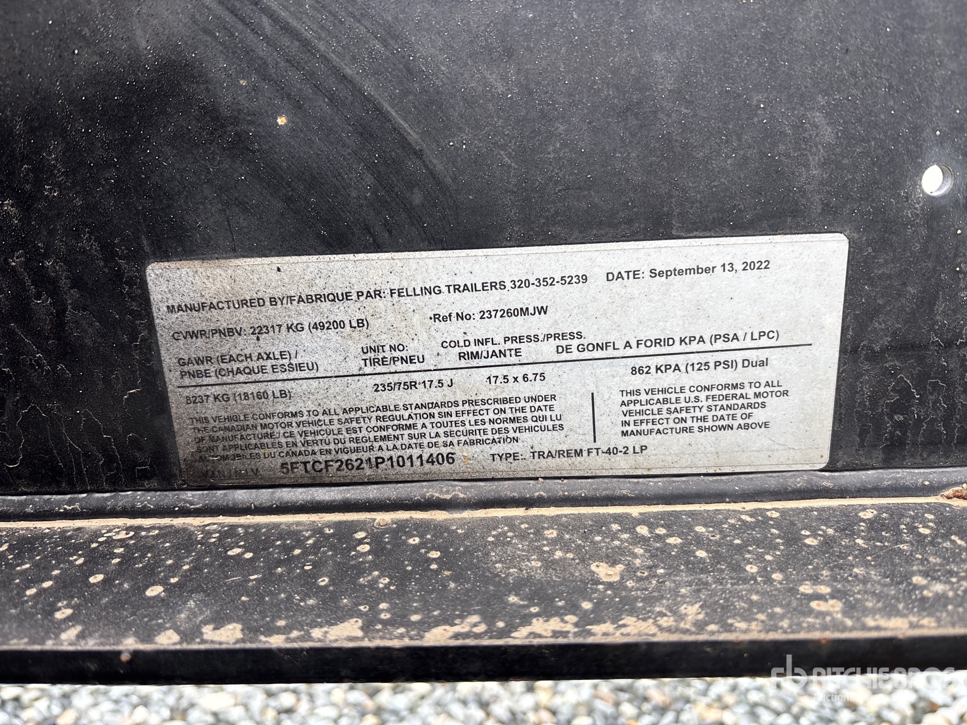 General Appearance with Numéro de série/Numéro d'identification du véhicule automobile