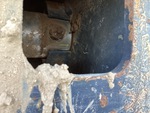 Undercarriage with Left Track Tensioner