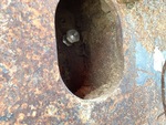 Undercarriage with Left Track Tensioner
