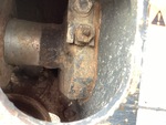 Undercarriage with Left Track Tensioner