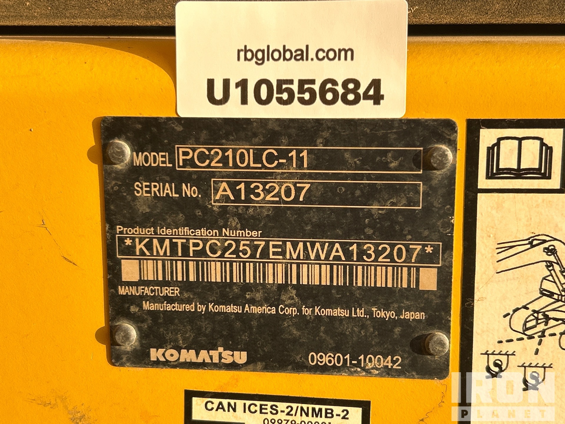 2021 Komatsu PC 210 LC 11