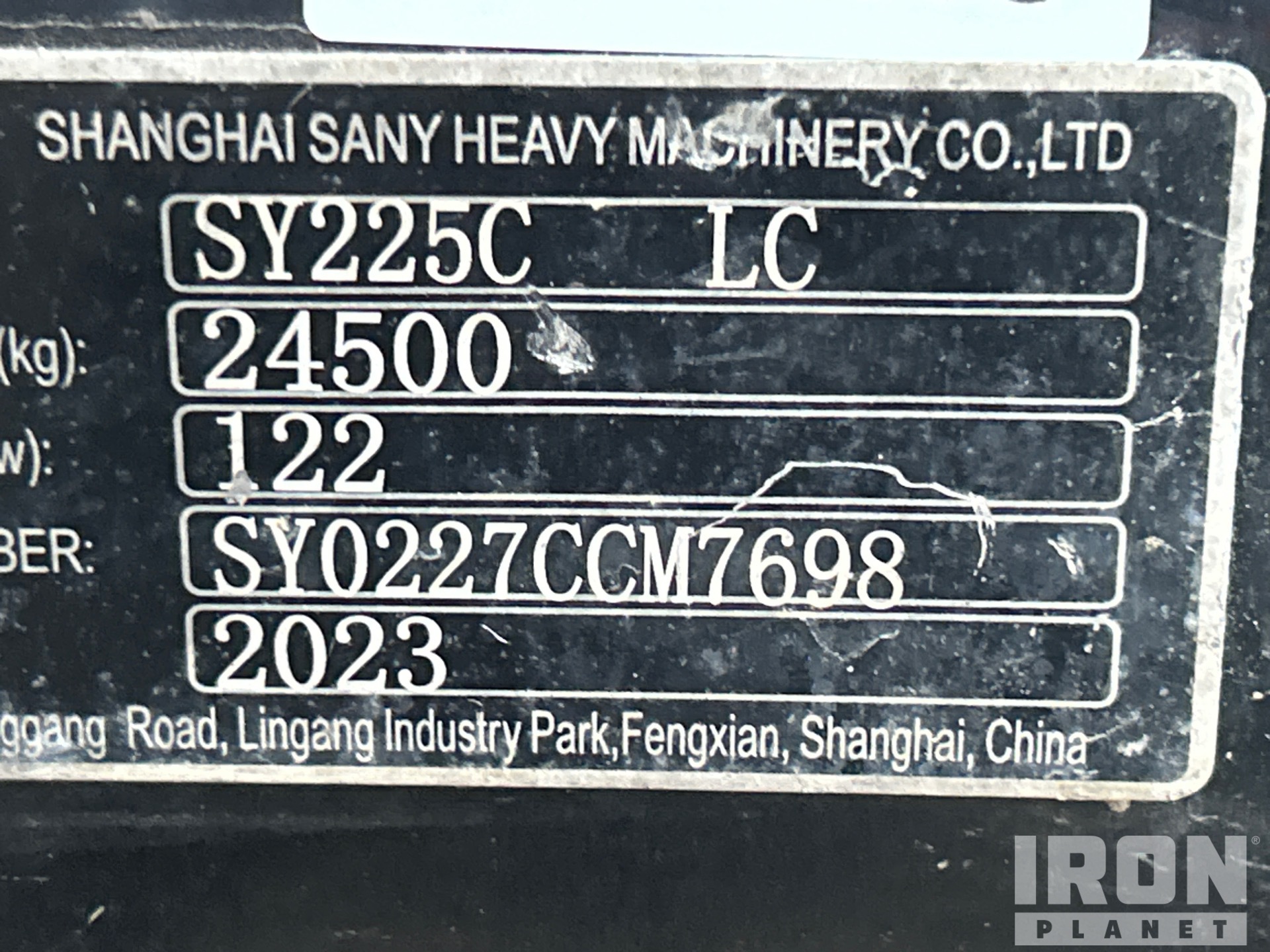 2023 Sany SY225C LC