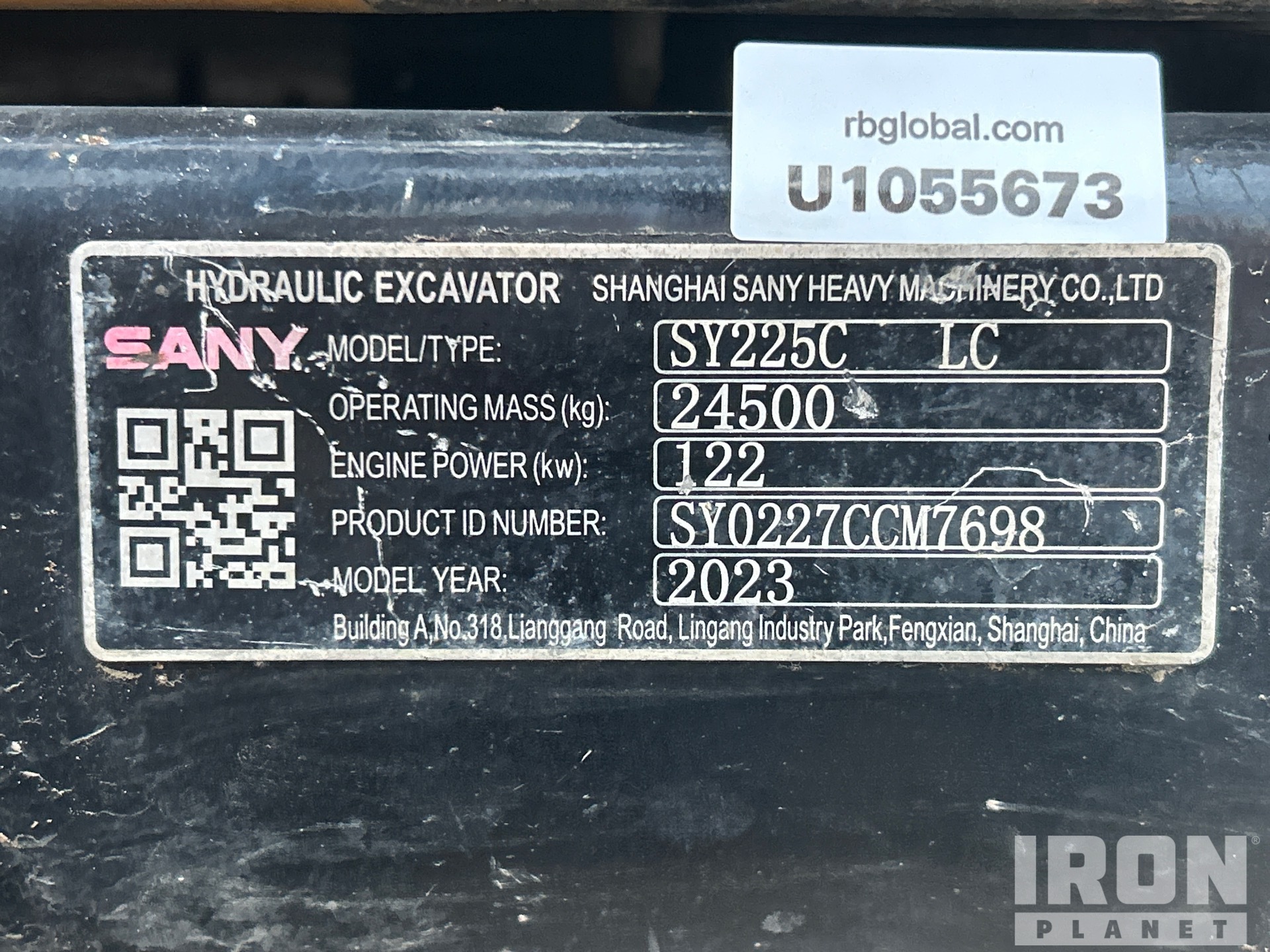 2023 Sany SY225C LC
