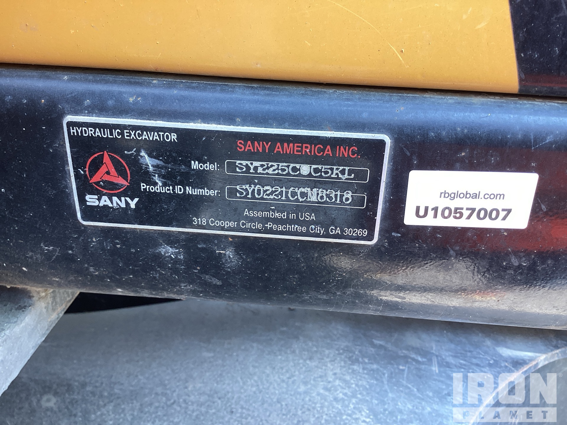 2022 Sany SY225C9C5KL
