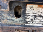Undercarriage with Left Track Tensioner