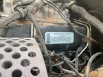 Engine with Emission Certification Label