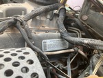 Engine with Emission Certification Label