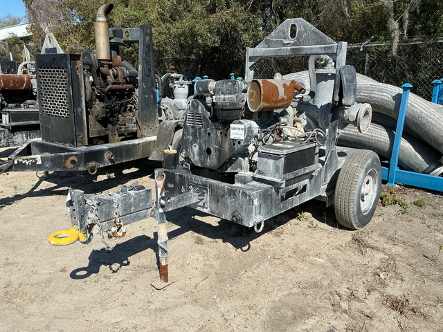 2011 (unverified) Pioneer PP66S12L Trailer-Mounted Water Pump (Inoperable)