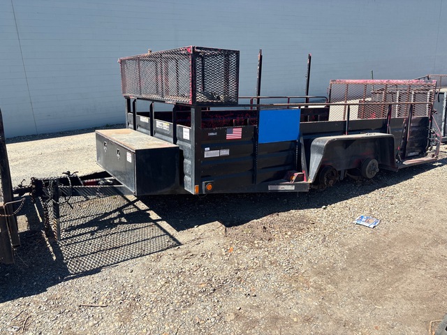 2008 Marksman LSET80X14-70 14 ft T/A Utility Trailer (Inoperable)