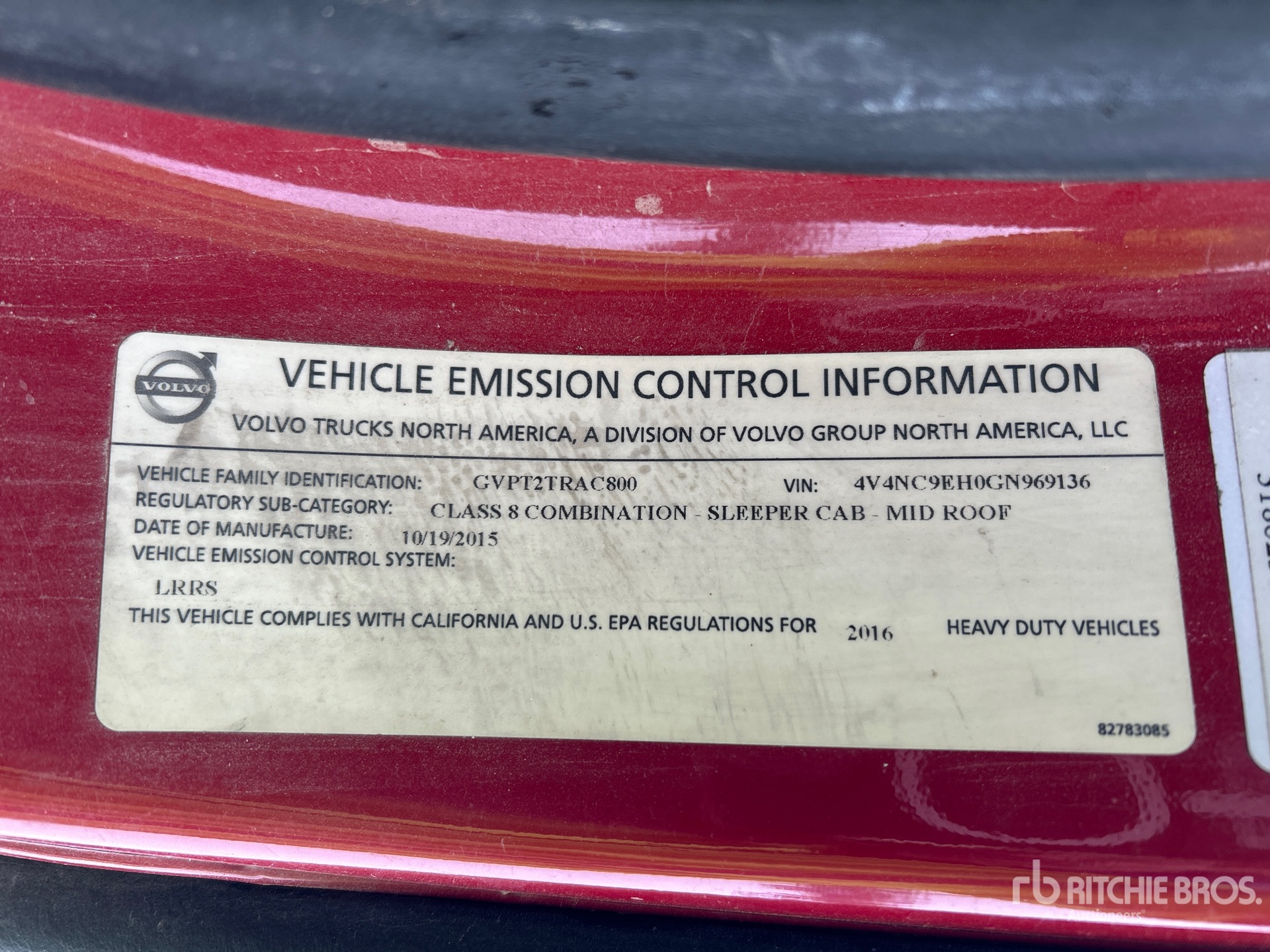 General Appearance with N.º de serie/VIN