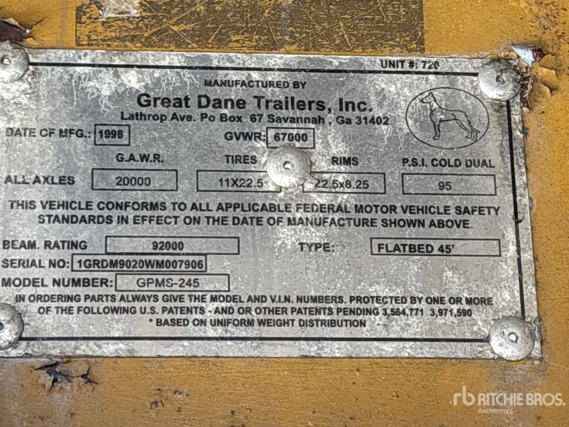 General Appearance with Seriennummer / FIN