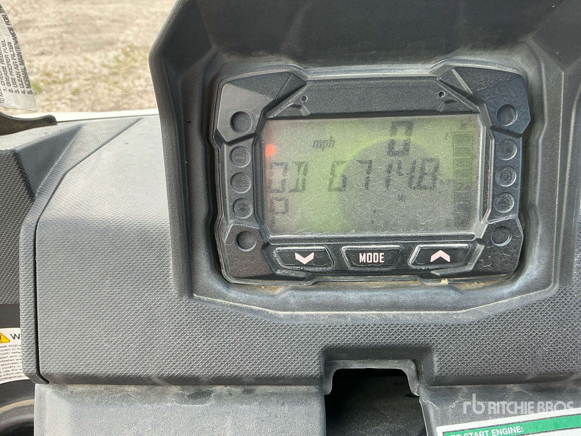 General Appearance with Hour Meter / Odometer