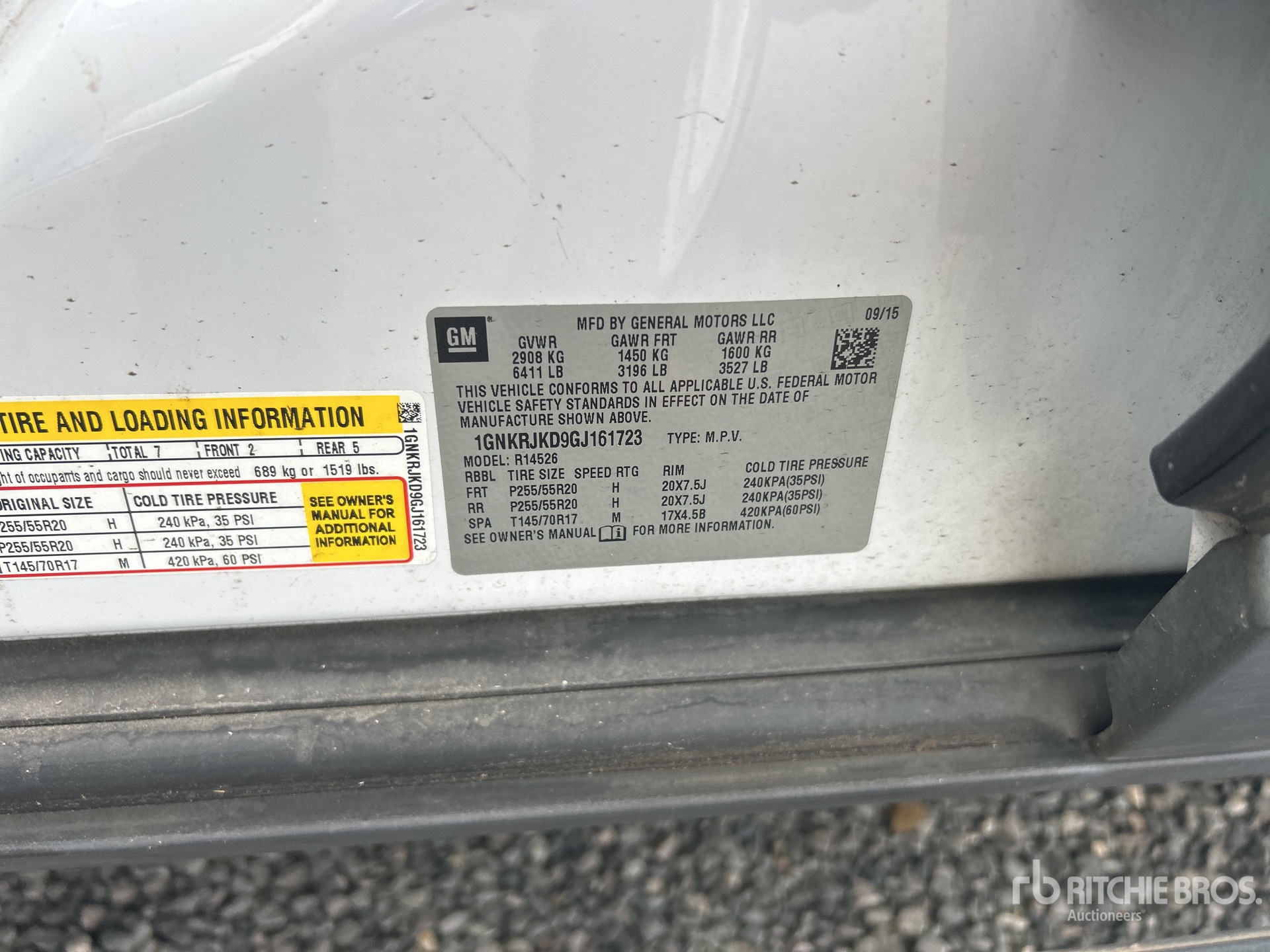 General Appearance with Numero seriale/numero d’identificazione del veicolo (VIN)