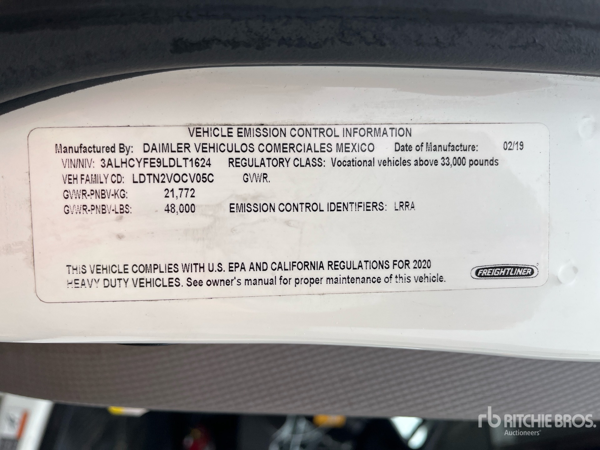 General Appearance with Second Serial Number/VIN Photo