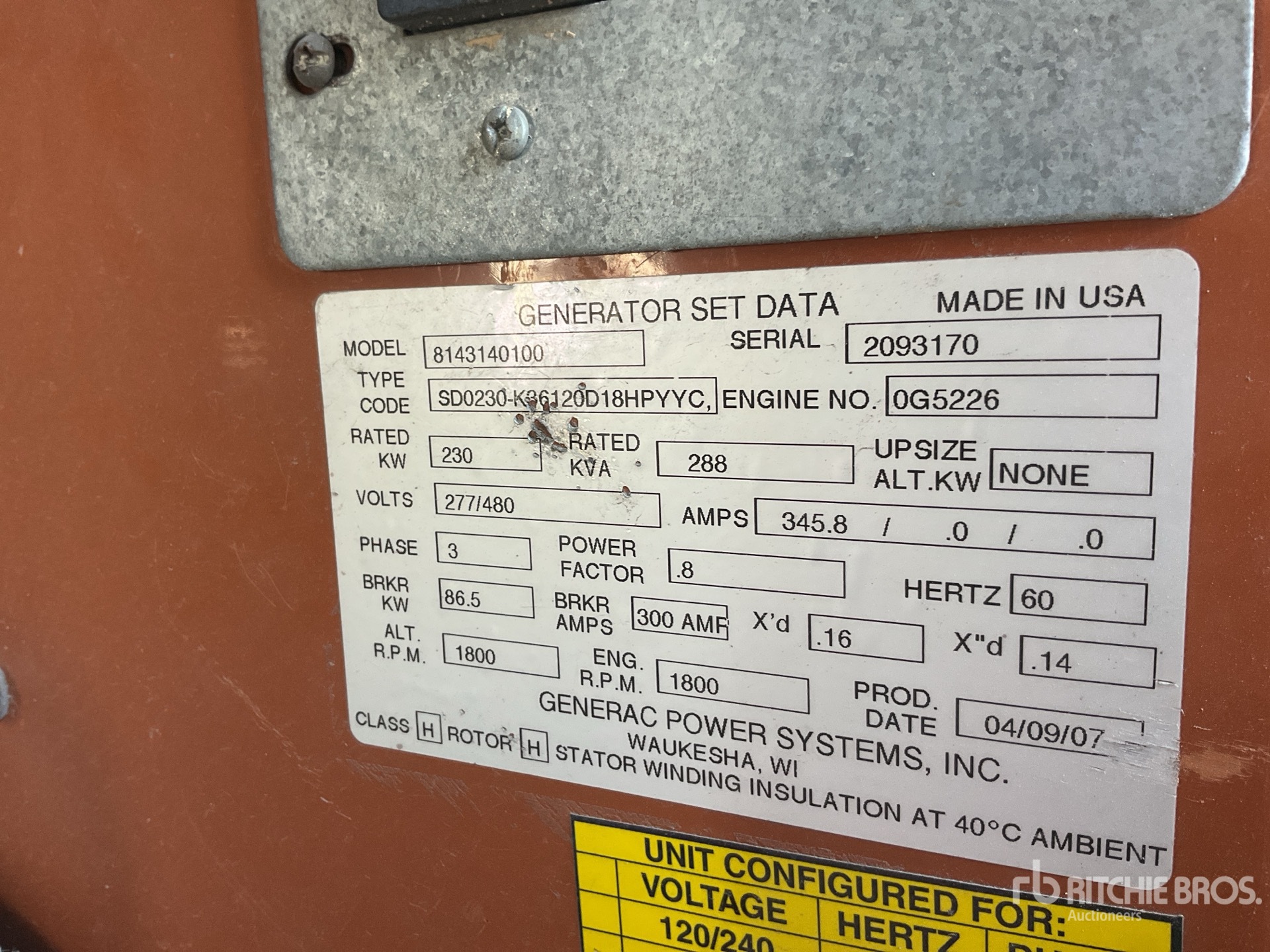 General Appearance with Numer seryjny/numer identyfikacyjny pojazdu