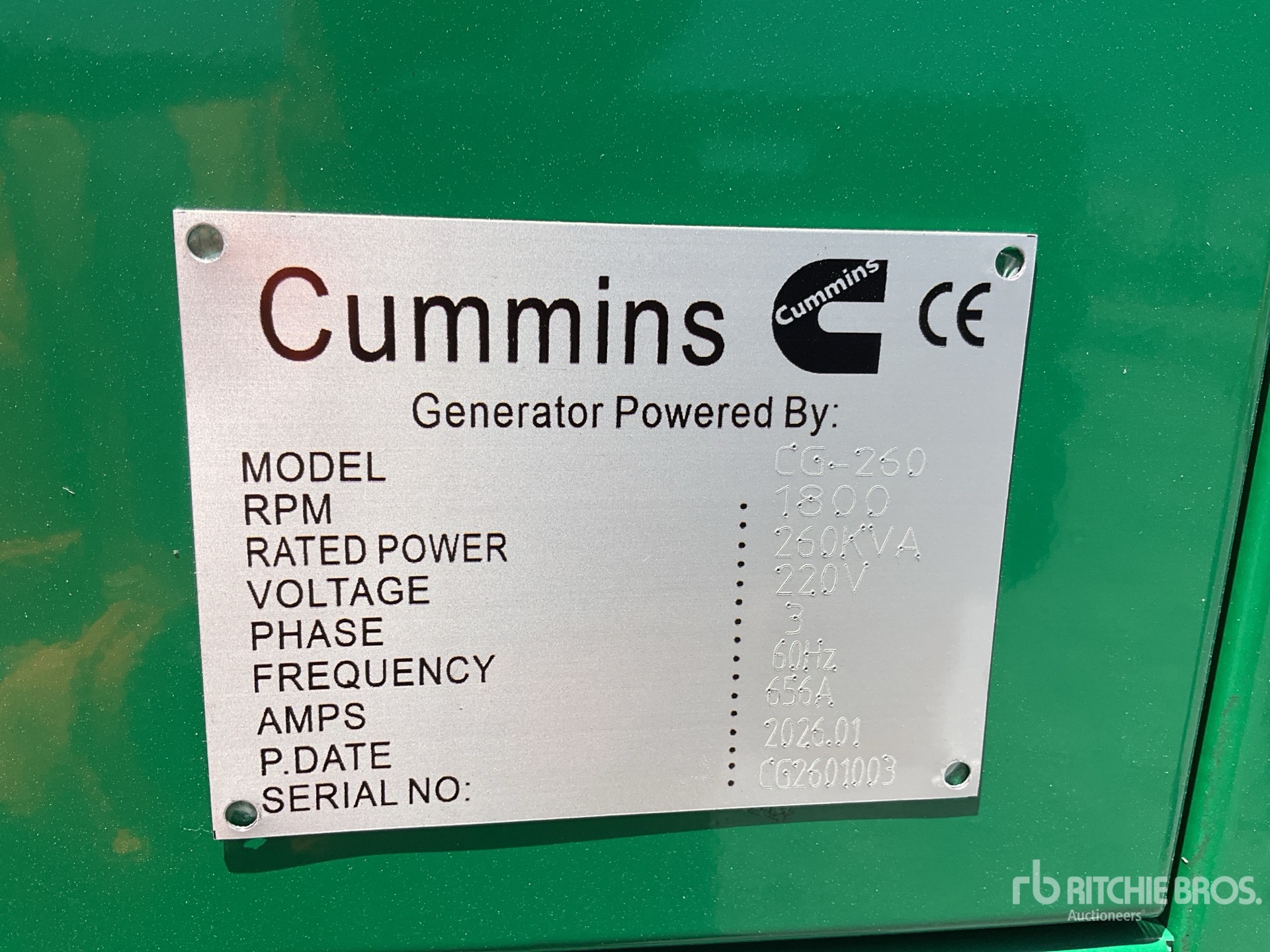 General Appearance with Numero seriale/numero d’identificazione del veicolo (VIN)