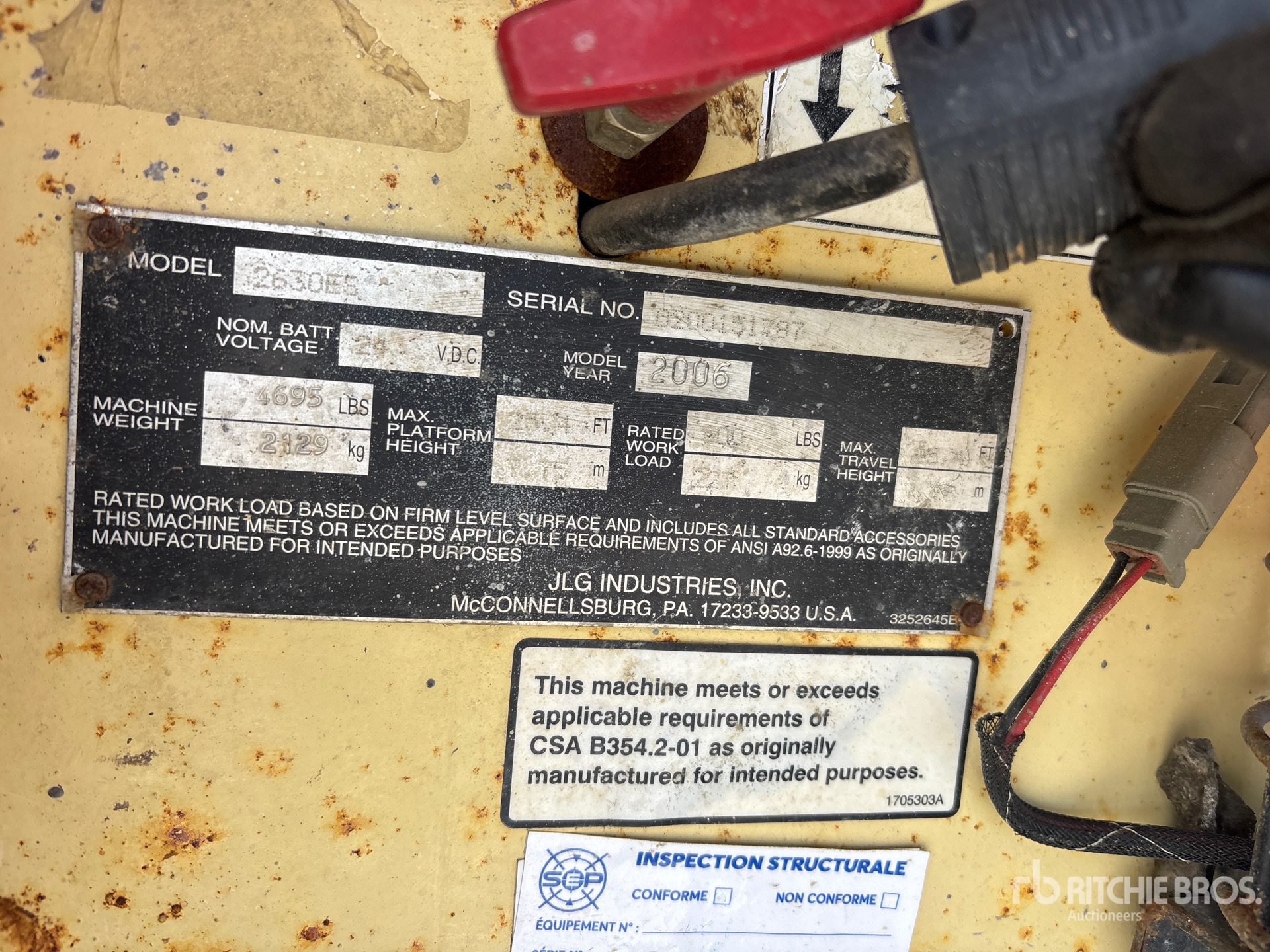 General Appearance with Seriennummer / FIN