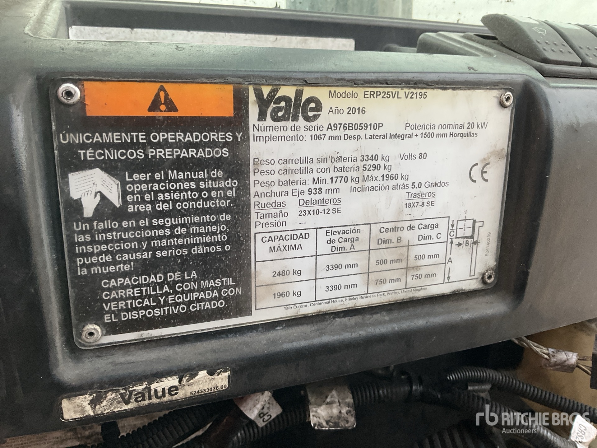 General Appearance with Numer seryjny/numer identyfikacyjny pojazdu