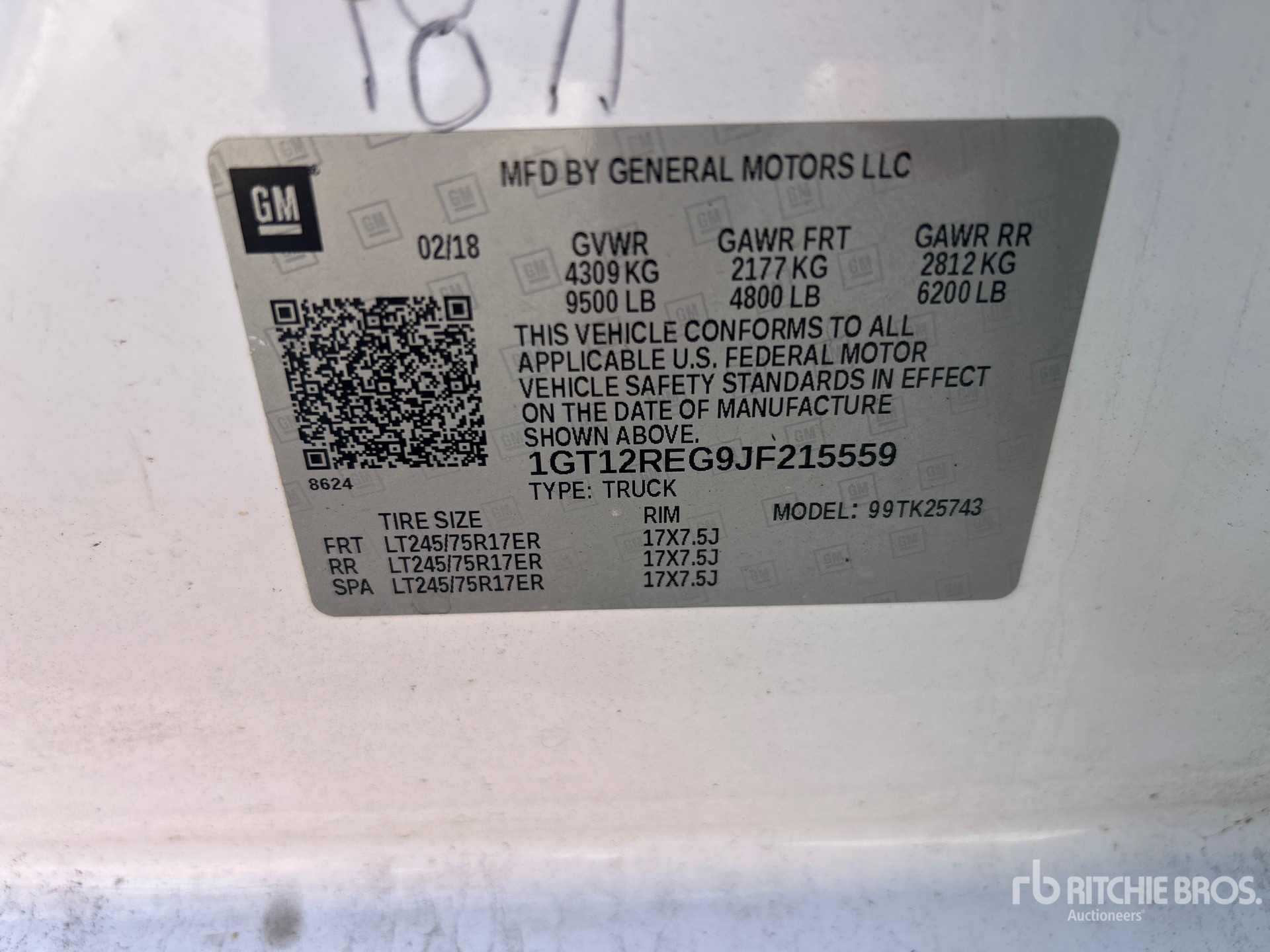 Photo of a 2018 GMC SIERRA 2500HD