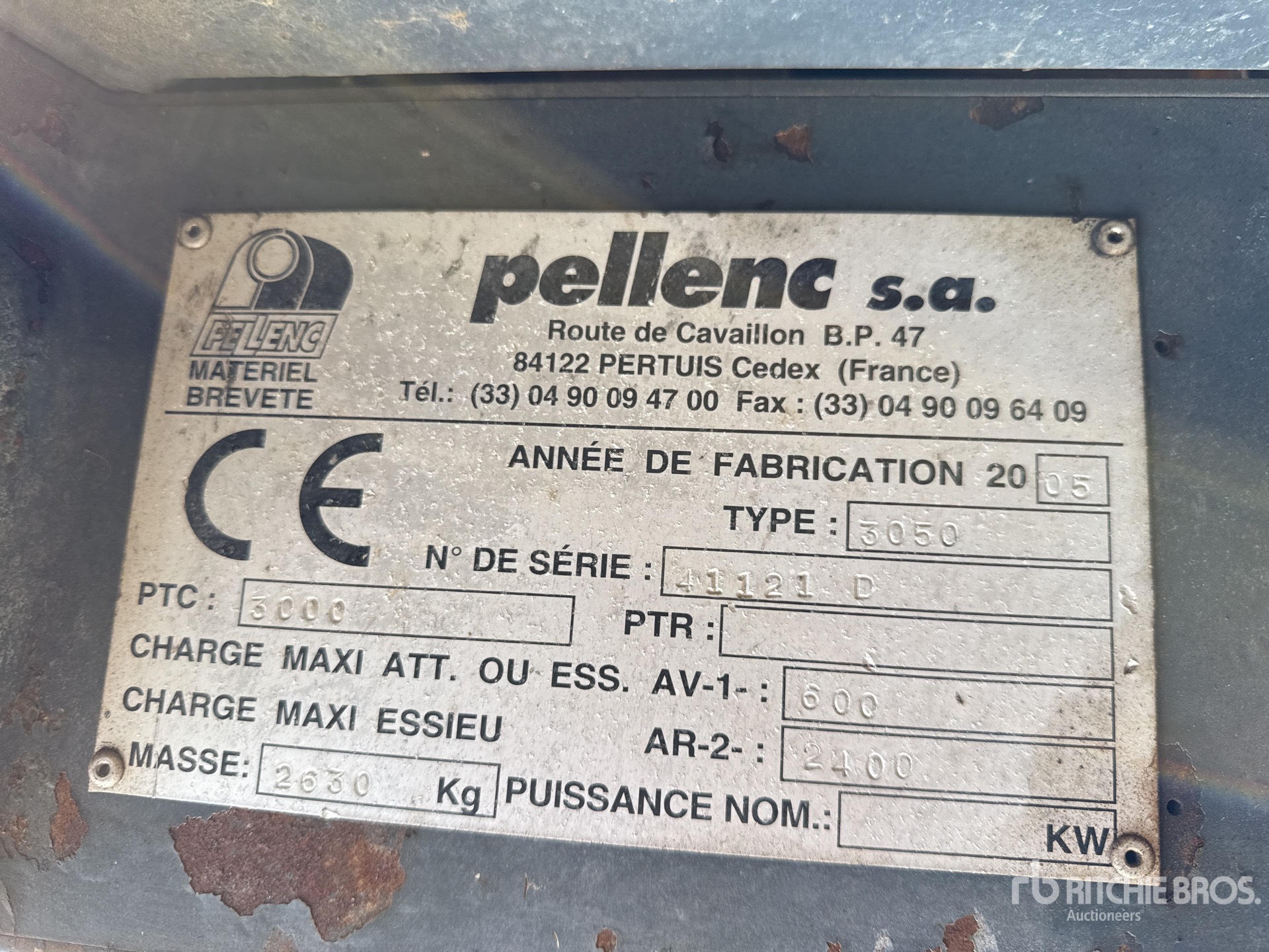 General Appearance with Seriennummer / FIN