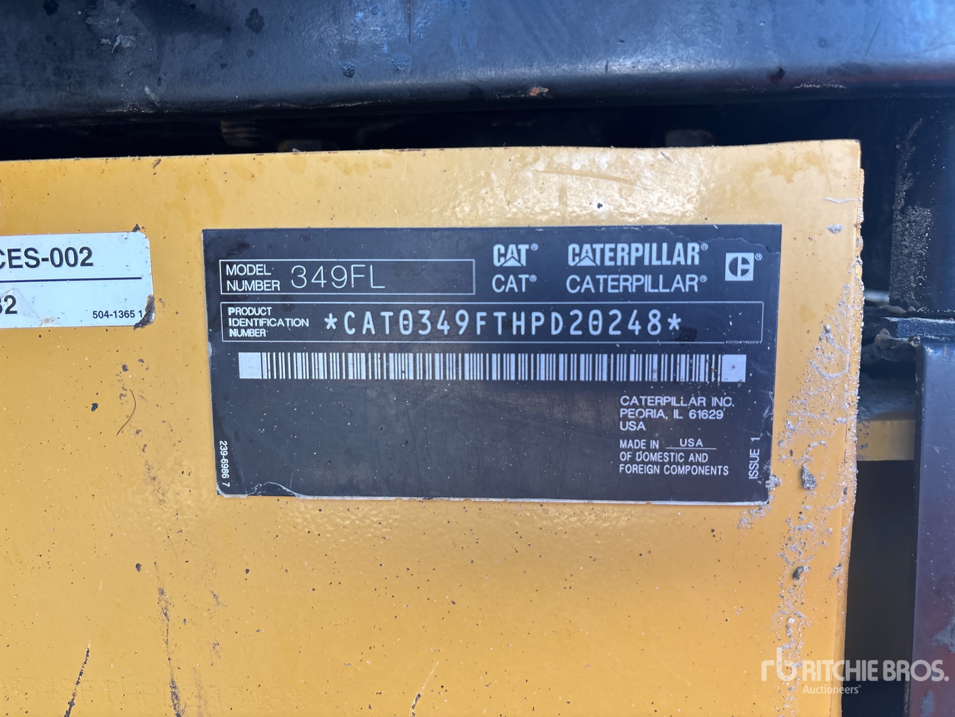 General Appearance with Numéro de série/Numéro d'identification du véhicule automobile