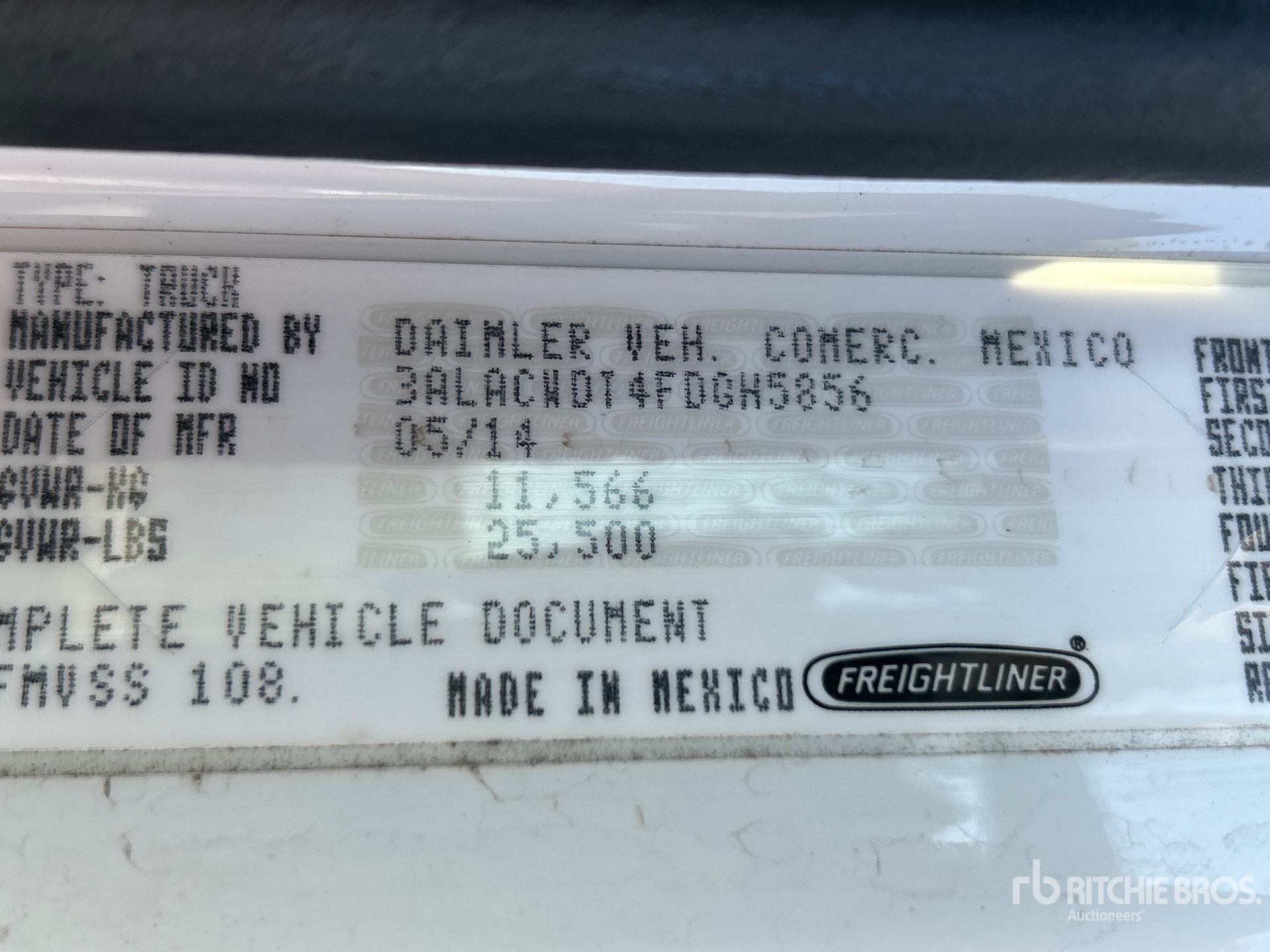 General Appearance with Numero seriale/numero d’identificazione del veicolo (VIN)