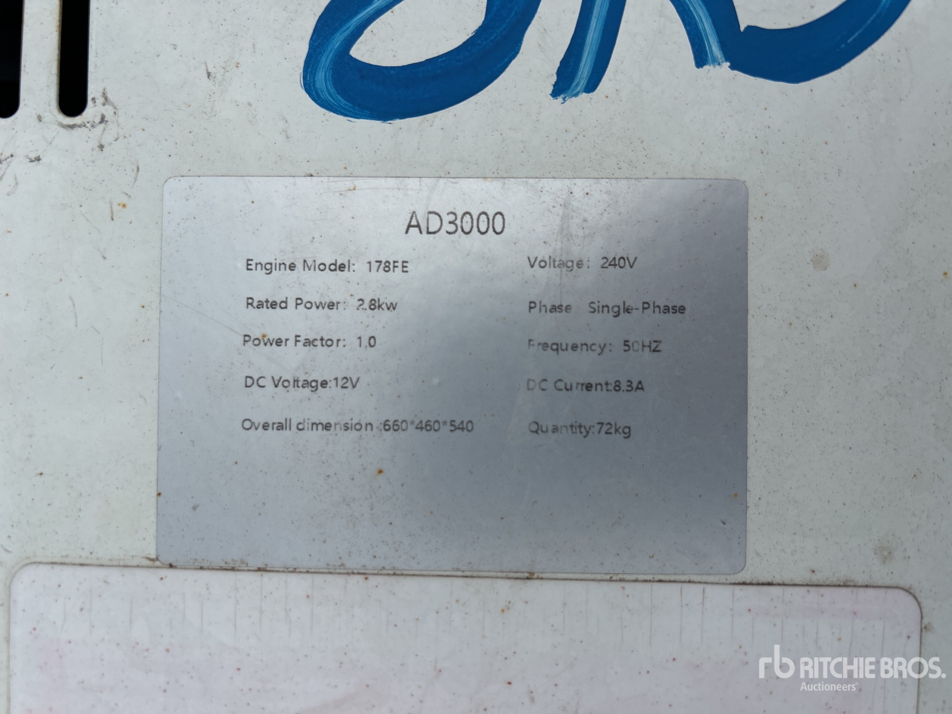 General Appearance with Numero seriale/numero d’identificazione del veicolo (VIN)