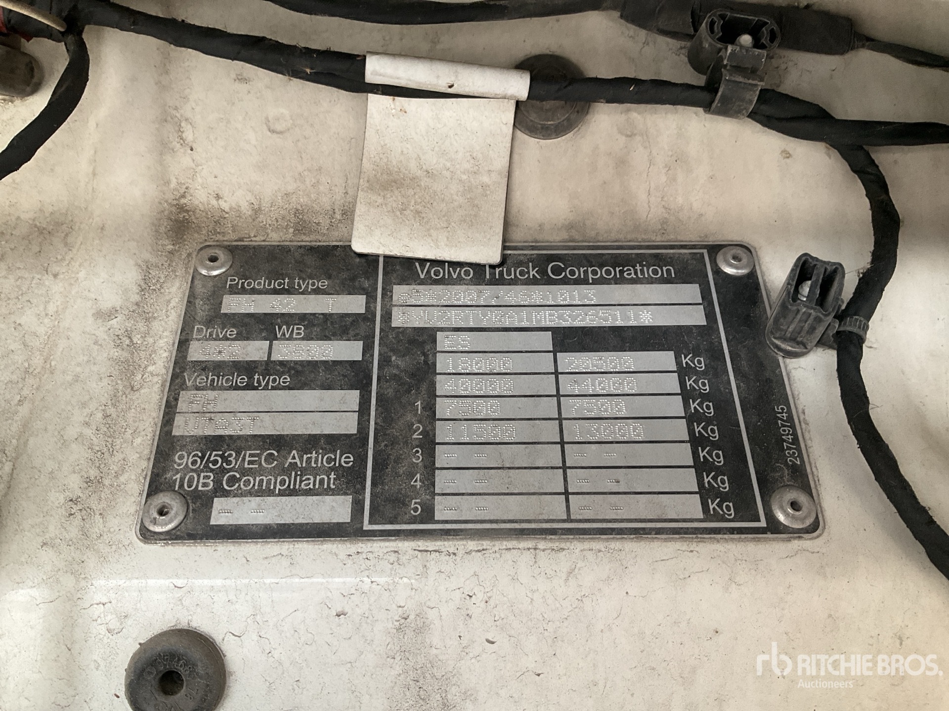 General Appearance with Numéro de série/Numéro d'identification du véhicule automobile