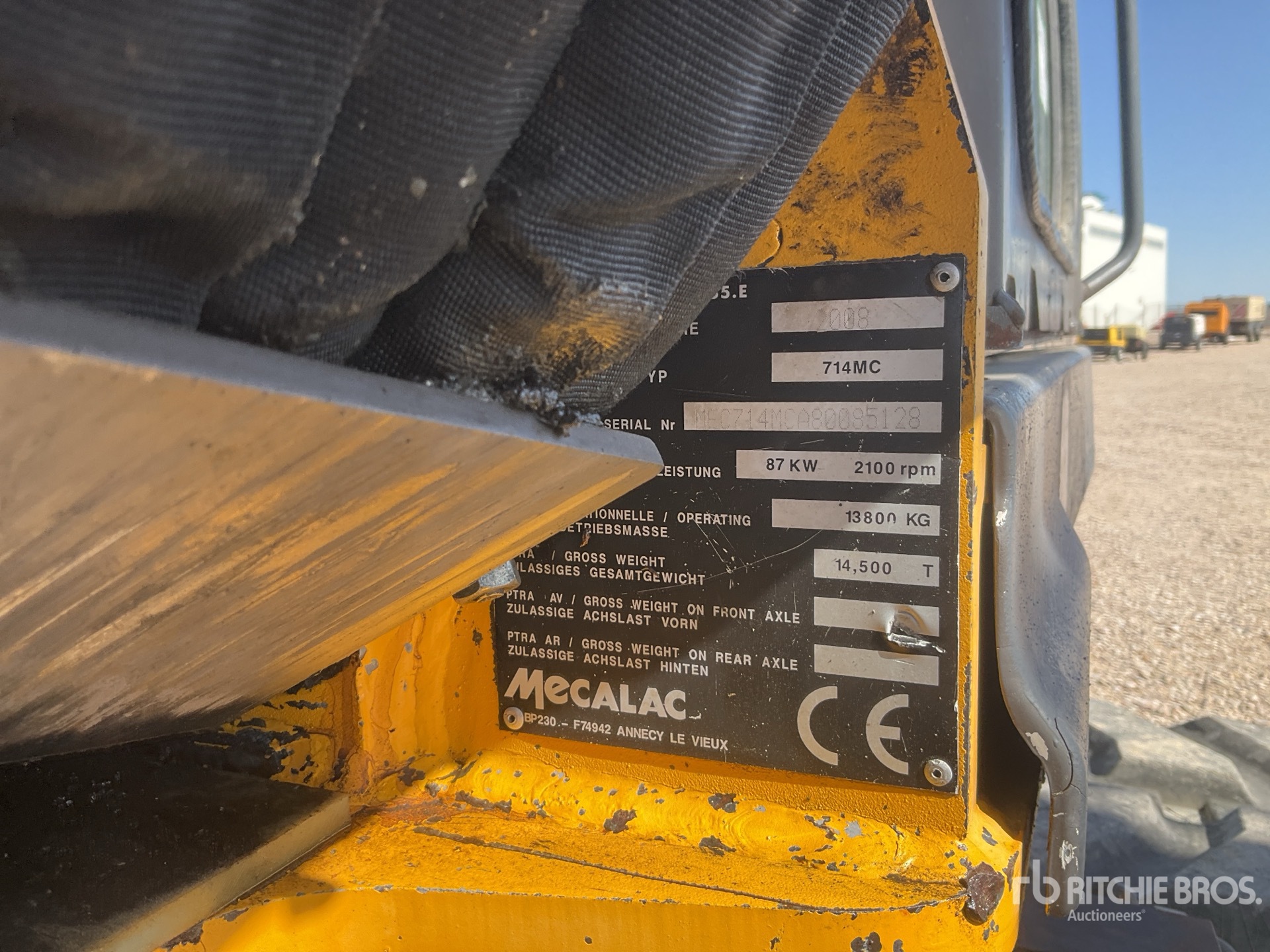 General Appearance with Numéro de série/Numéro d'identification du véhicule automobile