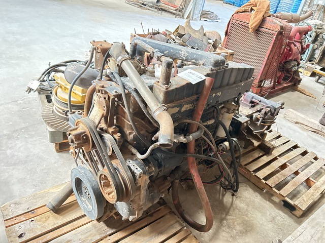 Cummins engine with a Eaton fuller transmission. Engine (Inoperable)