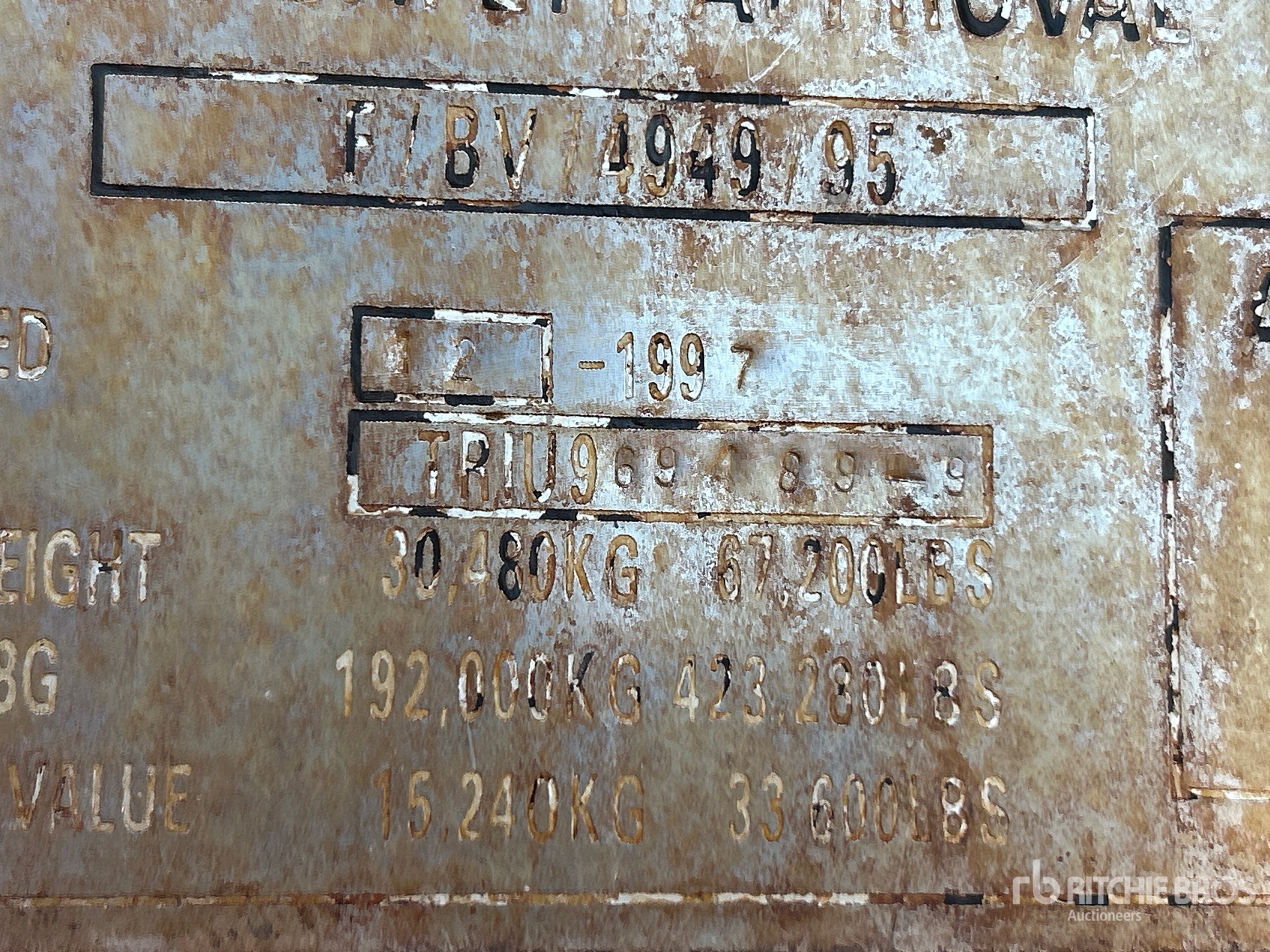 General Appearance with N.º de serie/VIN