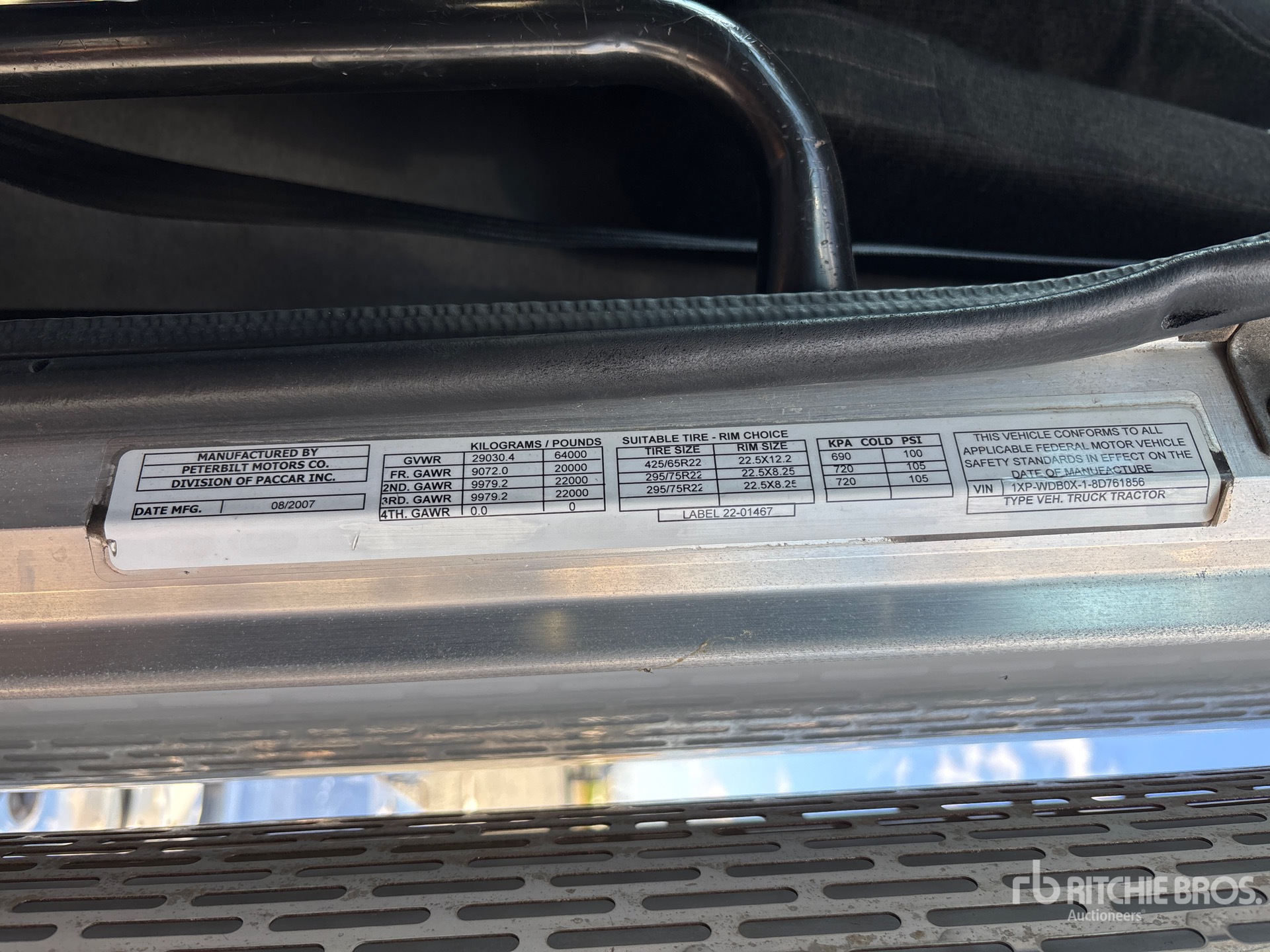 General Appearance with Numero seriale/numero d’identificazione del veicolo (VIN)