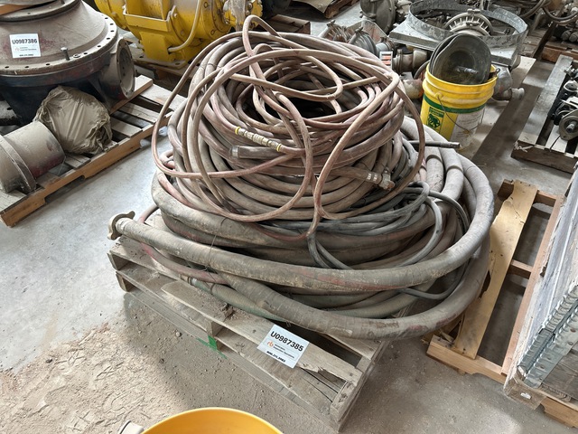 Air and water hoses different sizes. Hose