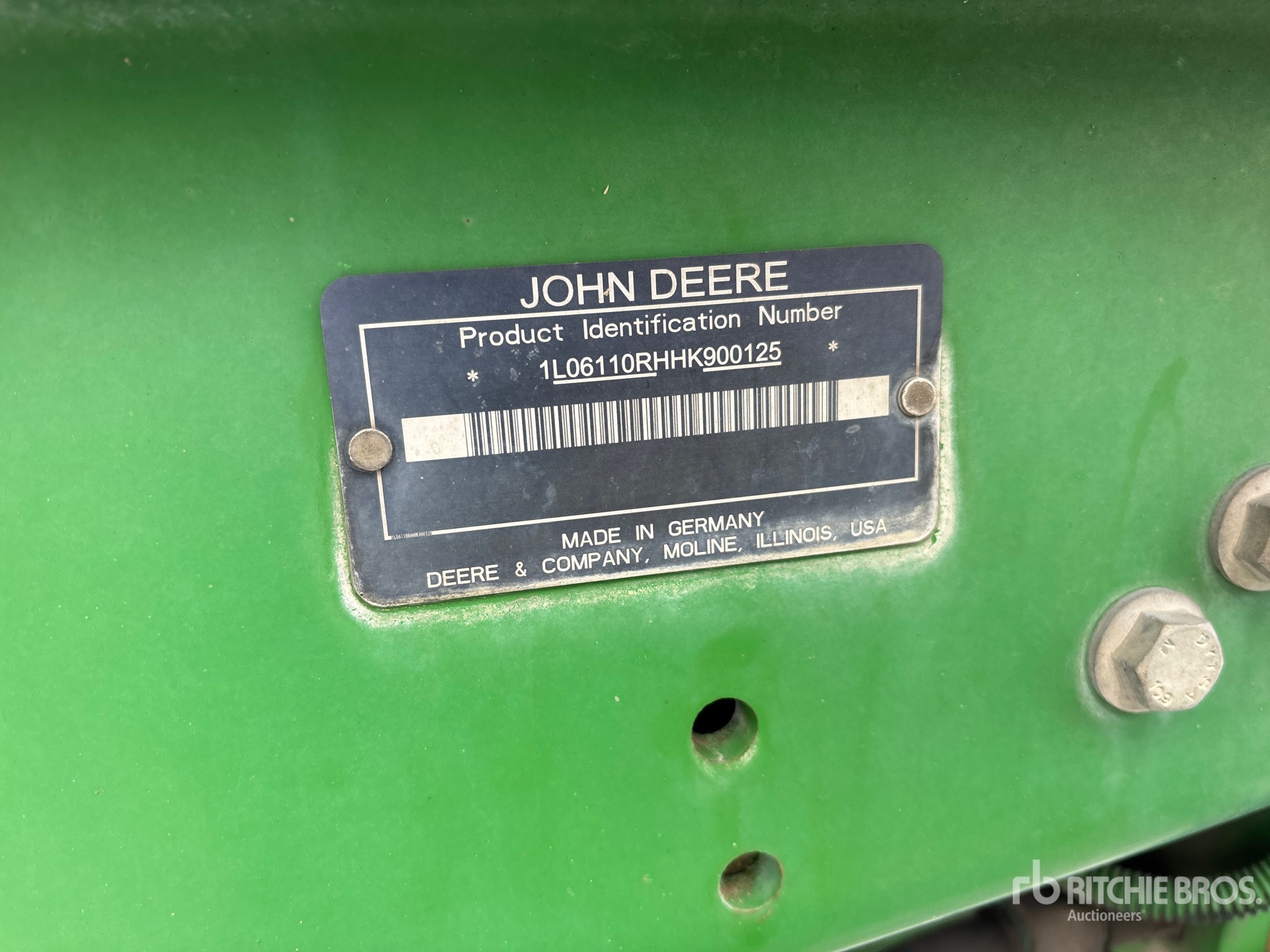 General Appearance with Seriennummer / FIN