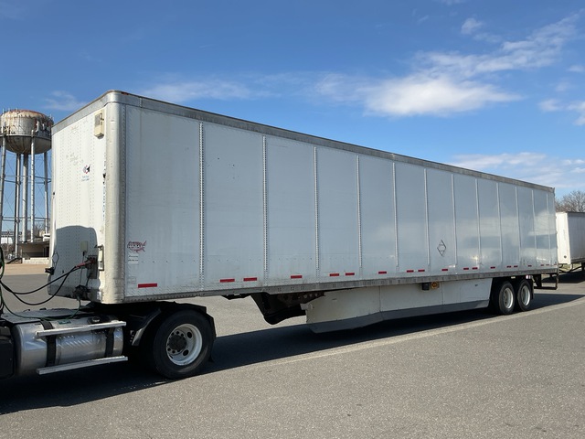 2012 Wabash Dry Van 53 ft x 102 in T/A Van Trailer