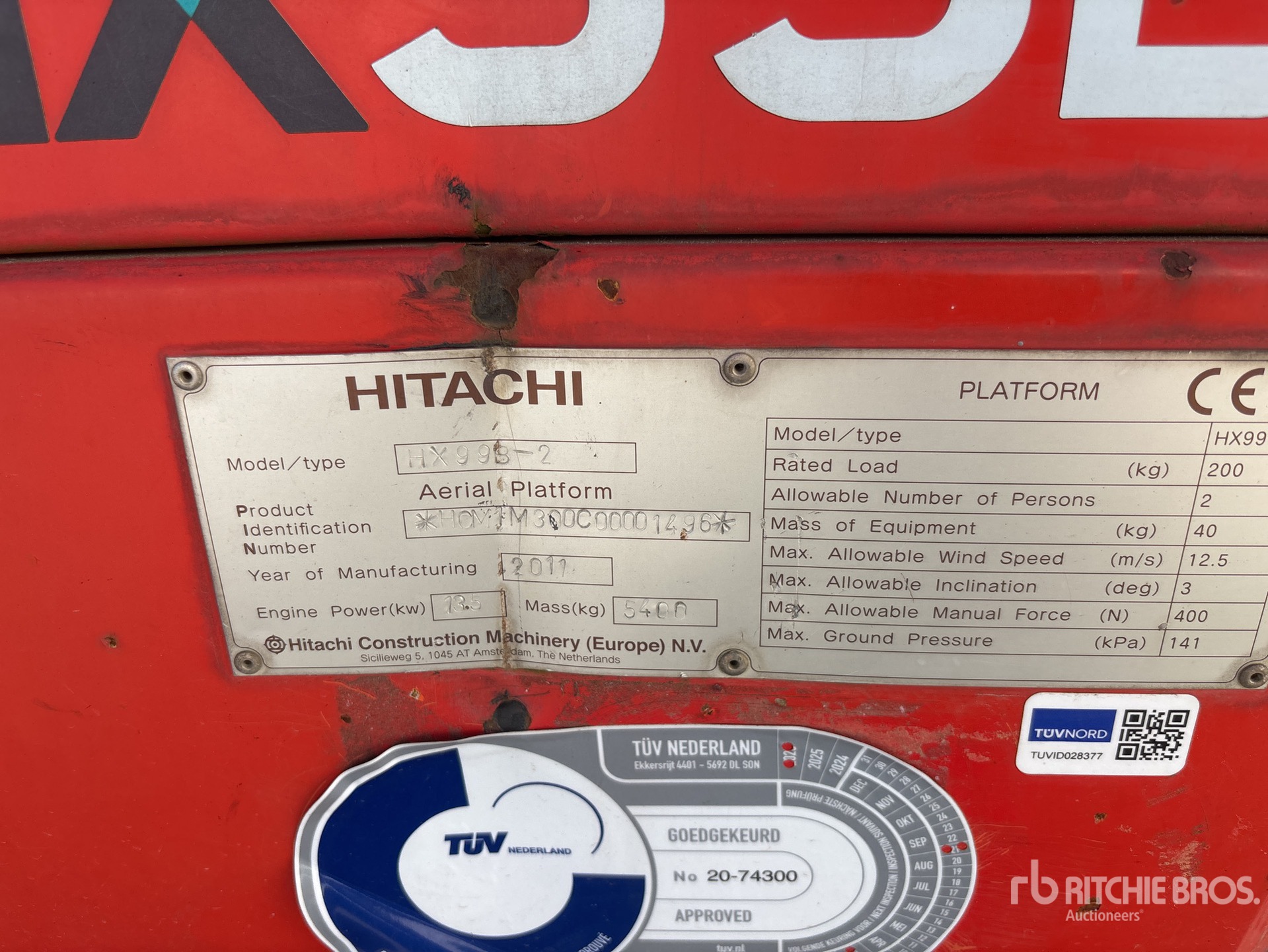 General Appearance with Seriennummer / FIN