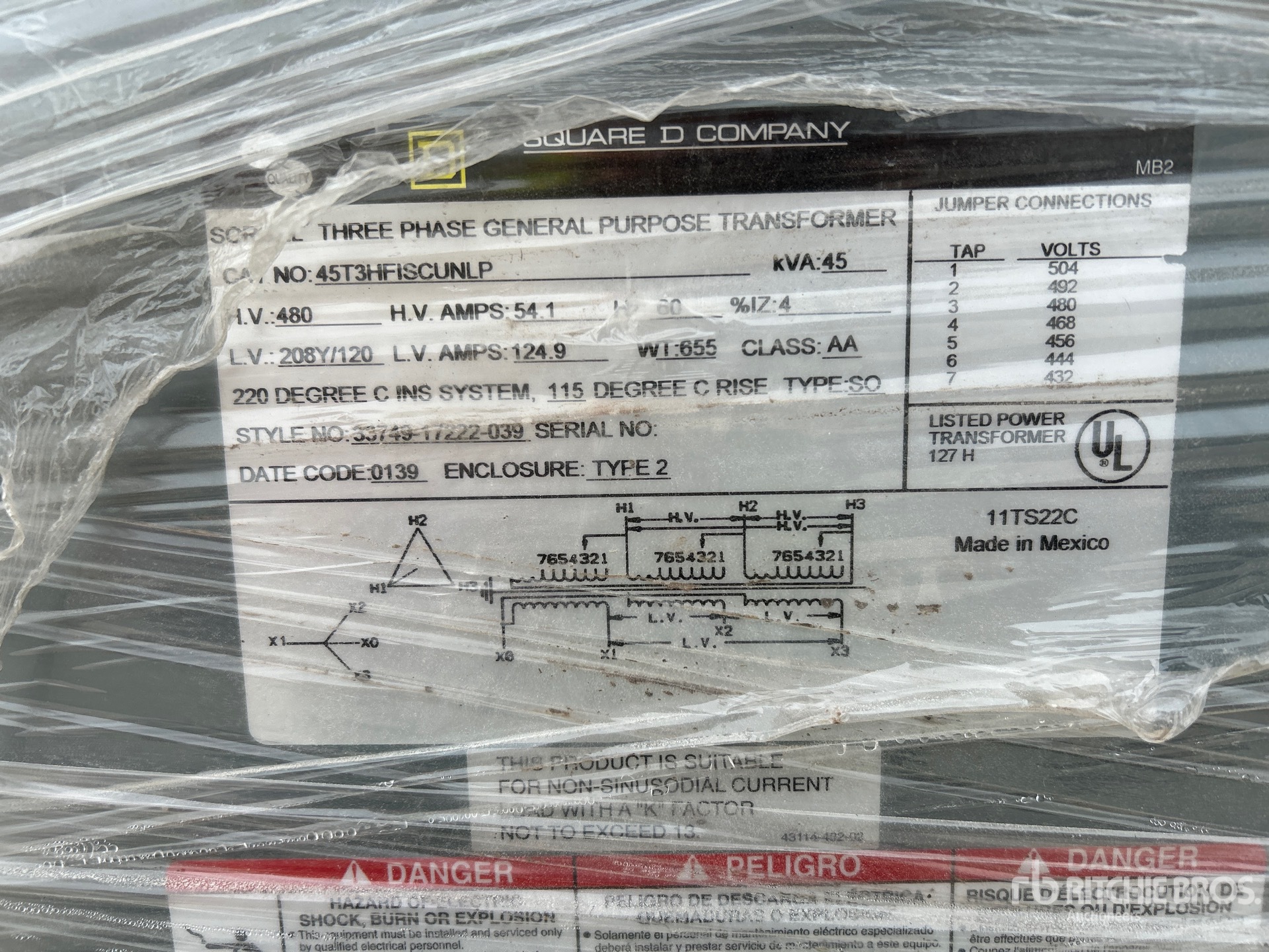 General Appearance with Numéro de série/Numéro d'identification du véhicule automobile