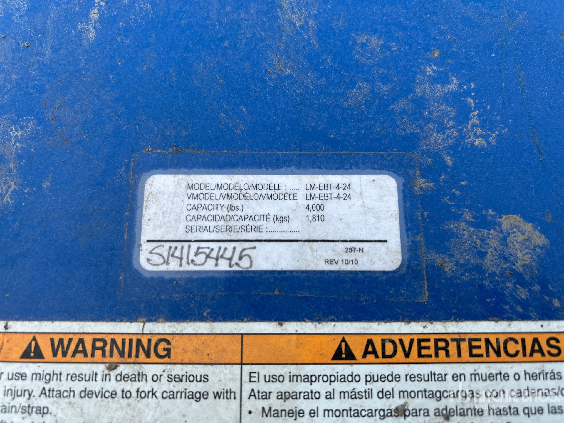 General Appearance with Seriennummer / FIN